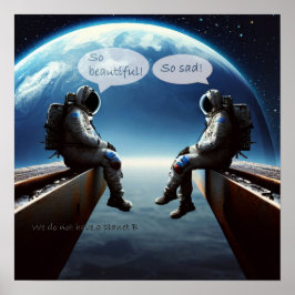 Póster Ningún planeta B