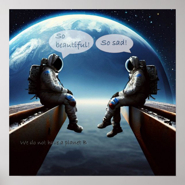 Póster Ningún planeta B (Frente)