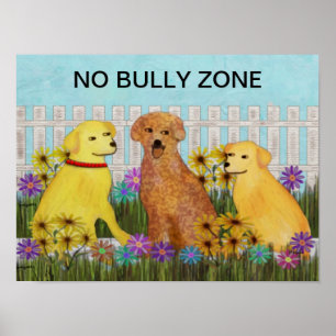 Póster Ningún poster de motivación de la zona del matón