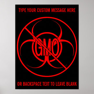 Póster Ningún Poster de OMG Biohazard Personalizado Sin R