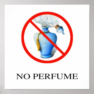 Póster Ningún Rótulo del perfume, mano dibujada