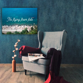 Póster Ningún vuelo del poster del proverbio del destino