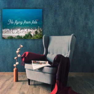 Póster Ningún vuelo del poster del proverbio del destino