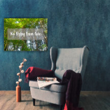 Ningún vuelo del poster Inspirador de la sabiduría