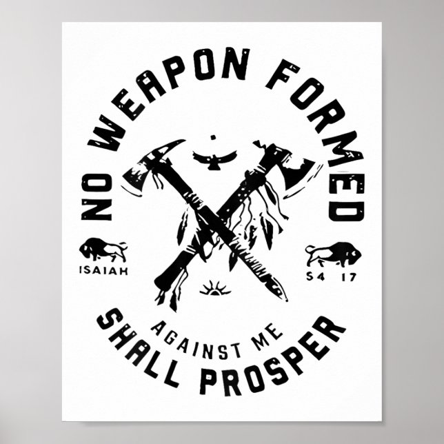 Póster Ninguna arma forjada contra mí prosperará _1 (Frente)