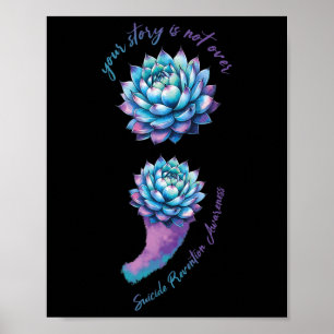 Póster Ninguna Historia Debe Terminar Pronto Con El Suici