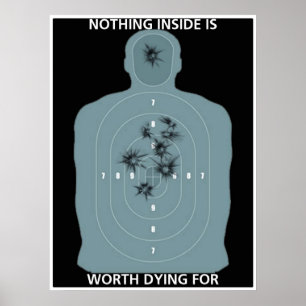 Póster Ninguna violación o atrevimiento para violar la