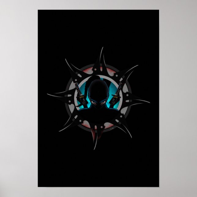 Póster Ninja silencioso (Frente)