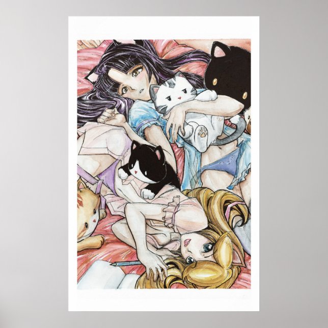 Póster Ninji & Momo (Frente)