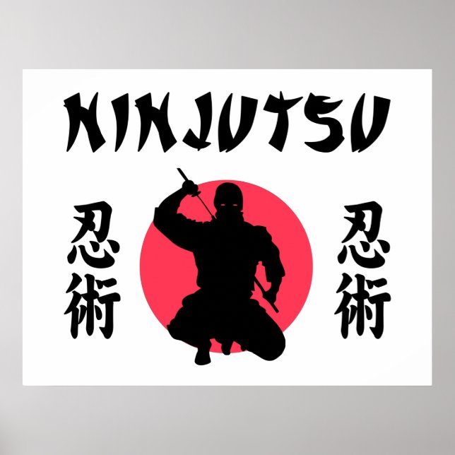 Póster Ninjutsu Rising Sun (Frente)
