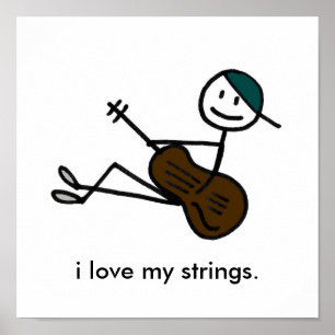 Póster Niño Acústico