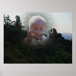 Póster Niño africano