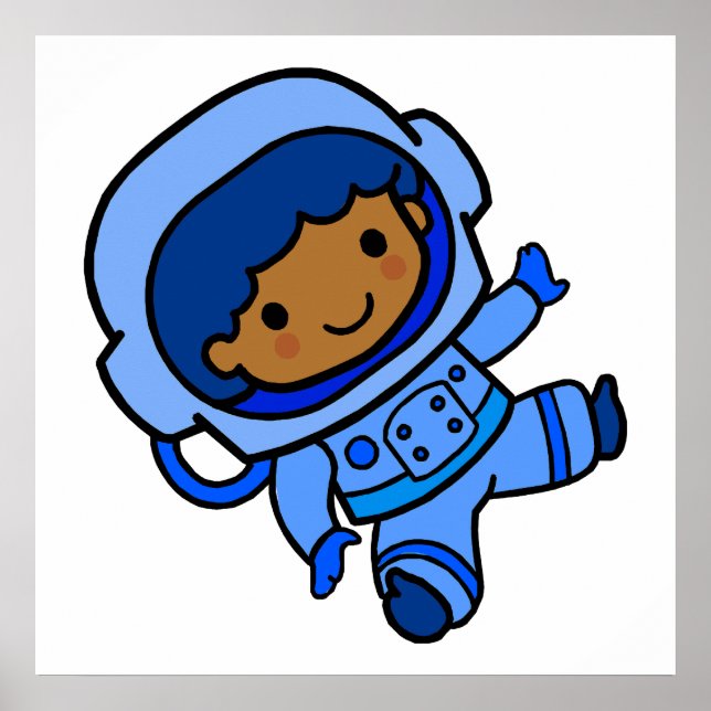 Póster Niño astronauta (Frente)