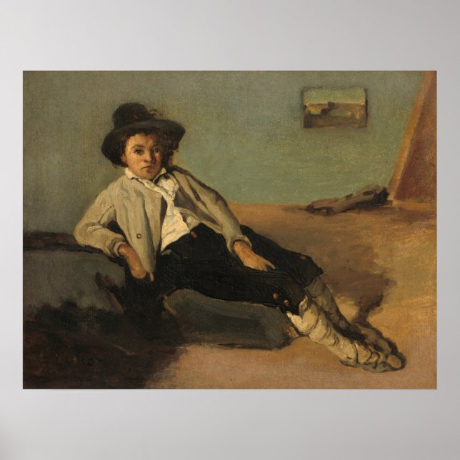 Póster Niño campesino italiano, Jean-Baptiste - Bella Art (Frente)