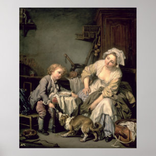 Póster Niño con problemas, 1765