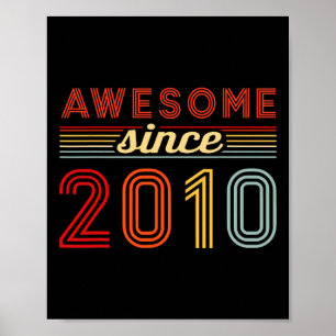 Póster Niño de 14 años Chica Cumpleaños 14 cumpleaños Fun