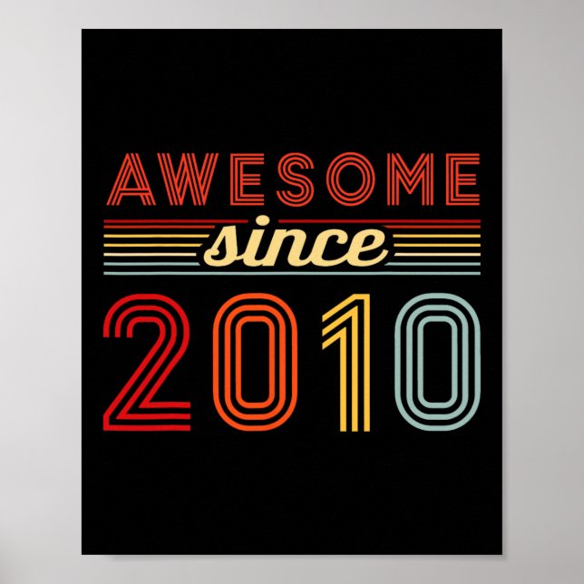 Póster Niño de 14 años Chica Cumpleaños 14 cumpleaños Fun (Frente)