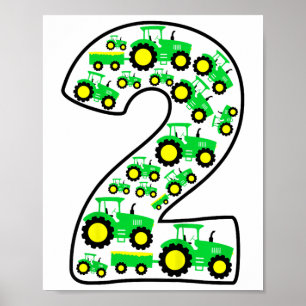 Póster Niño de 2 años niño pequeño niño de 2 años de edad