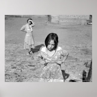 Póster Niño de la depresión