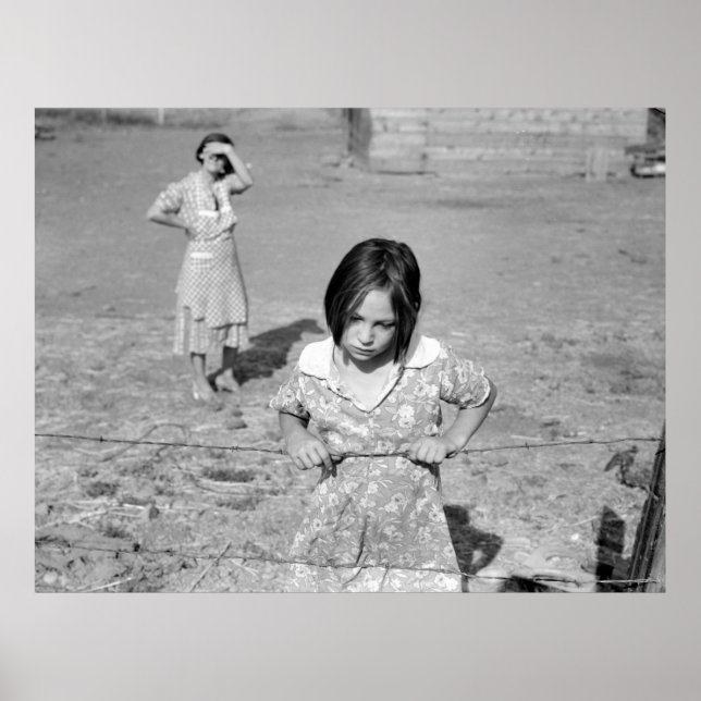 Póster Niño de la depresión (Frente)