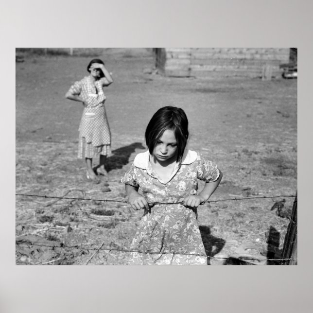 Póster Niño de la Gran Depresión (Frente)