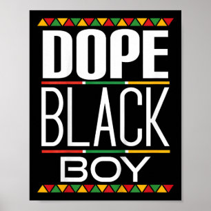 Póster Niño Drogas Black Boy Black History Mono