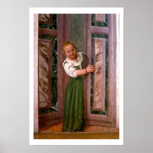Póster Niño en la puerta, del Sala un Crociera, c.156