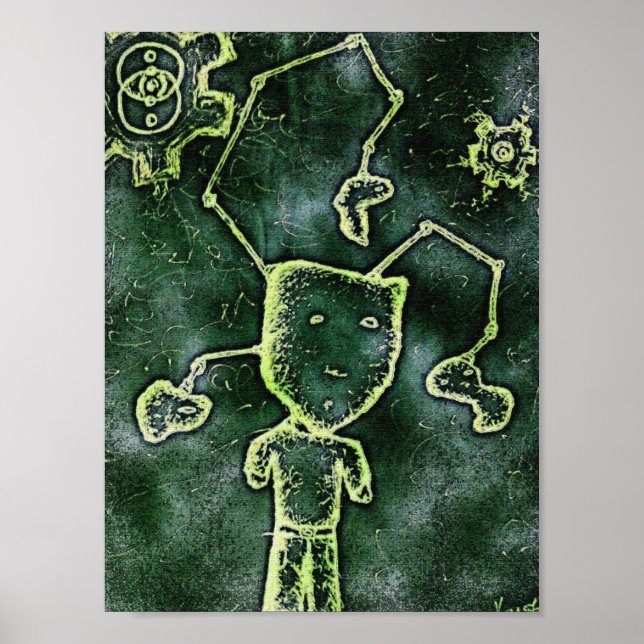Póster Niño en Poster quirúrgico (Frente)