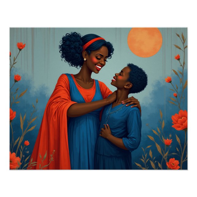 Póster Niño, Mamá y Felicidad (Anverso)