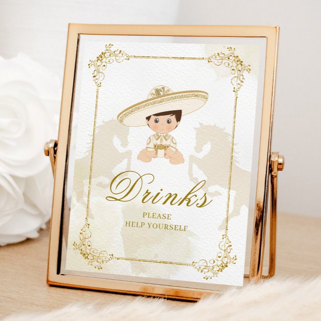Póster Niño mexicano de oro blanco bautiza primera bebida (Subido por el creador)