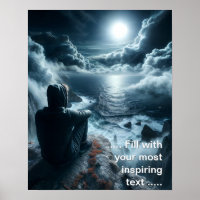 Niño mirando a las olas