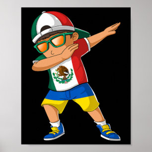 Póster Niño mitad mexicano mitad ucraniano México Ucrania