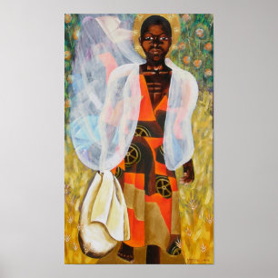 Póster niño nigeriano