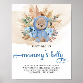 Póster Niño tropical Teddy oso ¿Qué tan grande es la barr