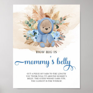 Póster Niño tropical Teddy oso ¿Qué tan grande es la barr