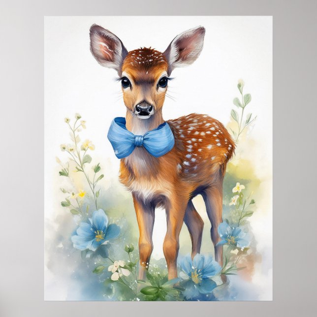 Póster Niño-venado 1 (Frente)