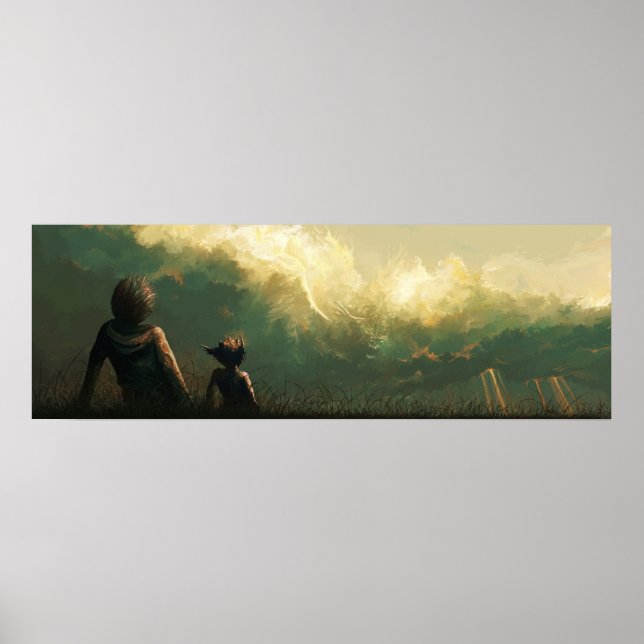 Póster niño, vencer (Frente)