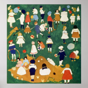 Póster Niños, 1908