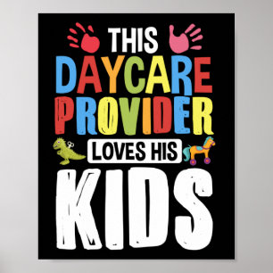 Póster Niños a los que esta guardería la ama