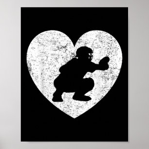 Póster Niños adolescentes niños de béisbol niños de béisb