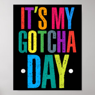 Póster Niños Adopción Niños Niños Niños Hooray Es Mi Gotc