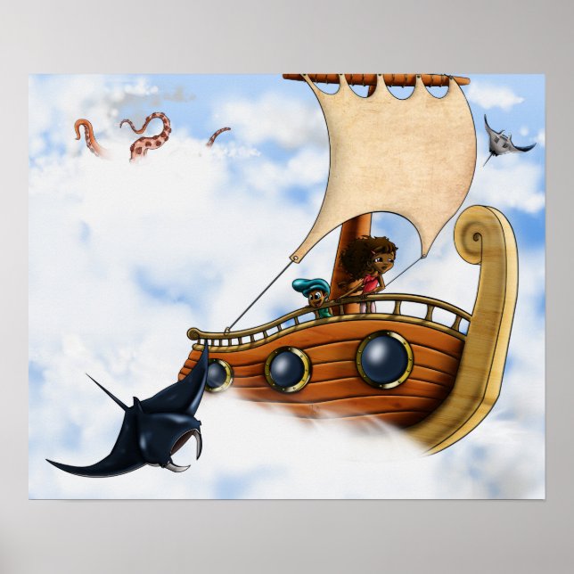 Póster Niños afroamericanos (Frente)