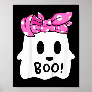 Póster Niños Chicas niño pequeño feliz fantasma de Hallow