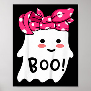 Póster Niños Chicas niño pequeño feliz fantasma de Hallow