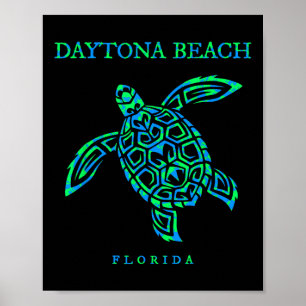 Póster Niños Chicas Toddle de Daytona Beach Florida