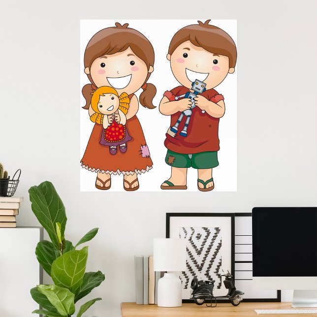 Póster Niños Con Juguetes (Subido por el creador)