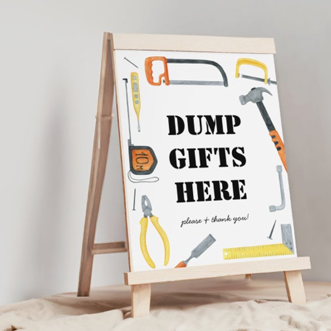 Póster Niños Construcción Dump Regalos Aquí Rótulo (Subido por el creador)