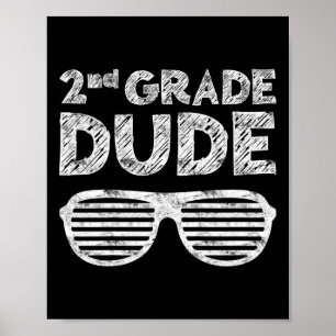 Póster Niños de 2º Grado, Segundo Grado, Volver A La Escu