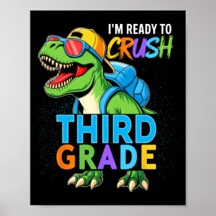 Póster Niños De 3er Grado Aplastados Volviendo Al Equipo 