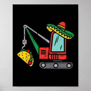 Póster Niños de Crane Tacos Cinco De Mayo Fiesta